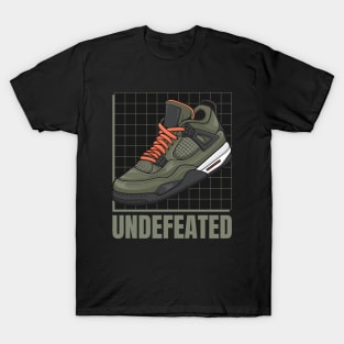 AJ 4 Retro Undefeated Sneaker T-Shirt